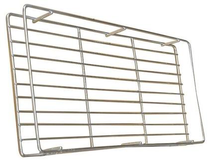 Omax Rectangular Stainless Steel Glass Tray