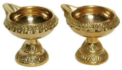 Polished Brass Decorative Diya, Style : Antique