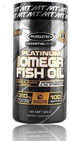 Muscletech Platinum Omega Fish Oil, Packaging Size : 100 Softgel