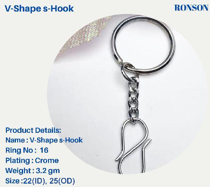 Keychain Ring, Metal Key Chain Ring, v Shape Key Ring at Rs 160/gross, Sadar Bazaar, Delhi