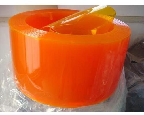 Anti Insect Amber PVC Roll, Color : Transparent Orange