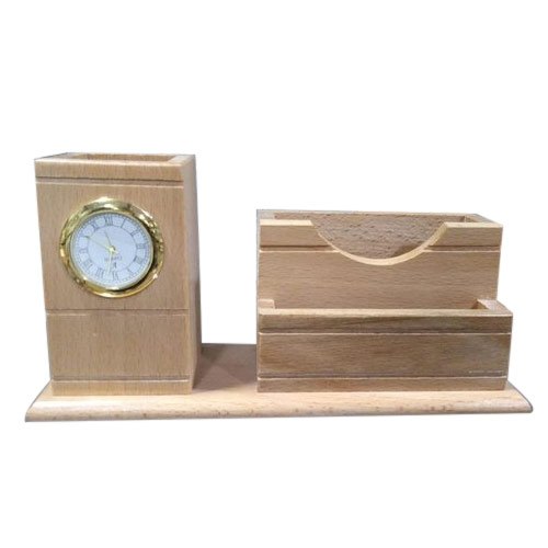 Table Top Wooden Pen Holder