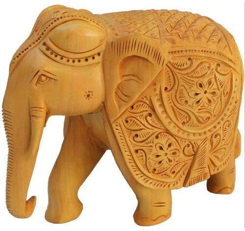 Wooden Elephant Statue