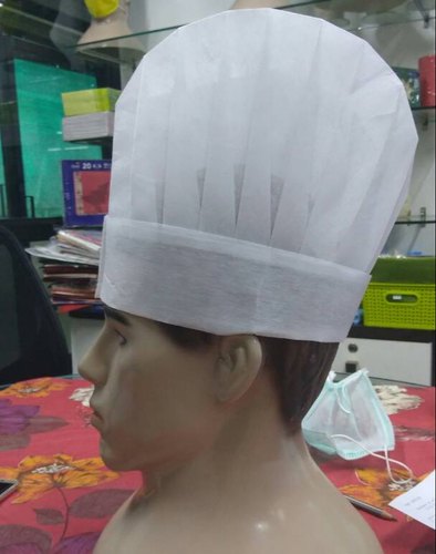 Plain Chef Cap, Size : Medium