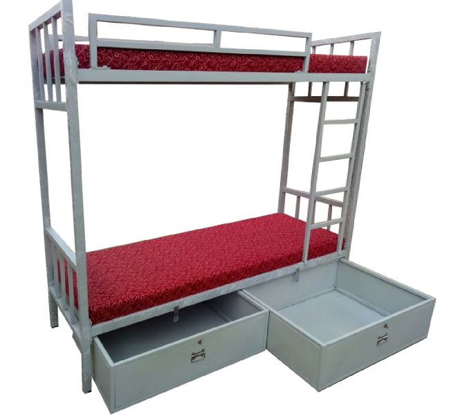 Rectangular Metal Storage Bunk Bed