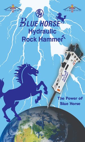 Blue Horse Rock Breaker Hammer