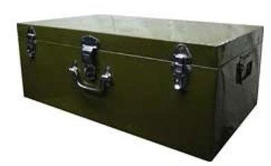 Rectangle Iron Cash Box, Color : Green