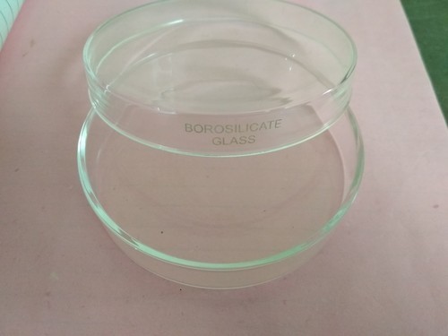 3 Inch Borosilicate Glass Petri Dish, Size : 80mm