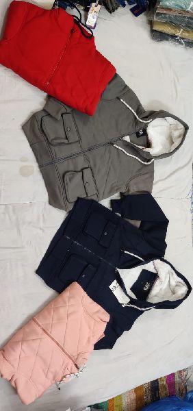 Branded Mens Zipper Hoodies with fur, Packaging Type : Plastic Laminated Bags