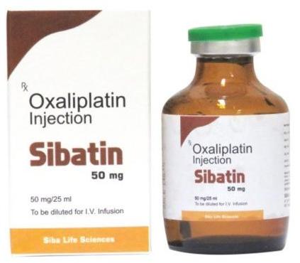 Siba Oxaliplatin Injection, Packaging Size : 50 mg