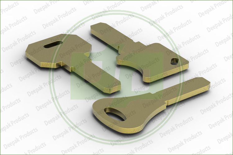 Brass (CuZn40 Mortise Lock Keys, Color : Golden