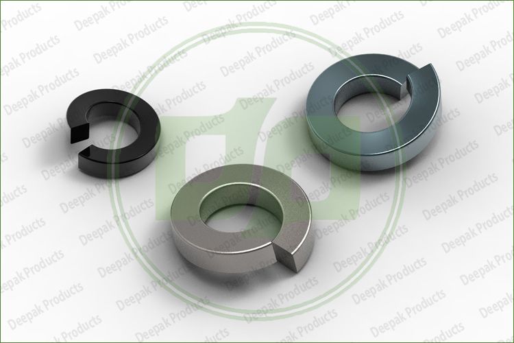 Round Brass (CuZn40 Spring Washers, for Automobiles, Automotive Industry, Fittings, Color : Black