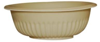 950 ml Cornstarch Round Bowl, for Serving Food, Pattern : Plain