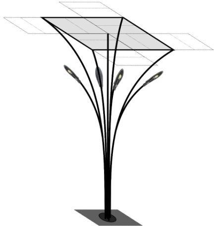 GPTS 0ZS3 Solar Tree