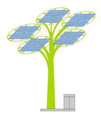 GPTS High MSK 02 Solar Tree