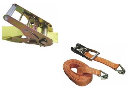 Ratchet Tie Down Cargo Lashing Belts, for Industrial, Color : Red