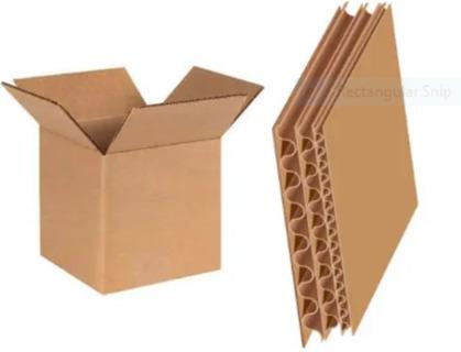 Craft Paper 7 Ply Corrugated Box, for Food Packaging, Goods Packaging, Feature : Durable, Recyclable