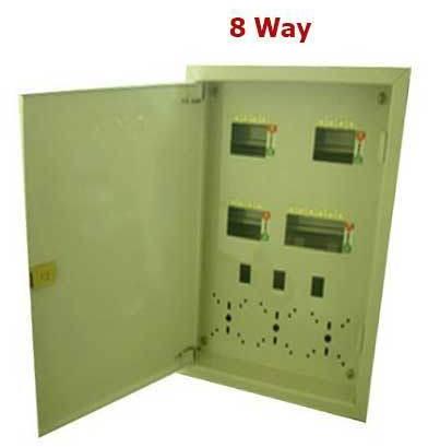 8 Way TPN Double Door MCB Box