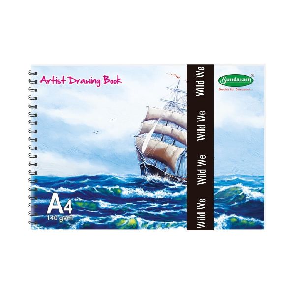 Wild We A4 Artist Drawing Book - 100 Pages - 50 Sheets -140 GSM