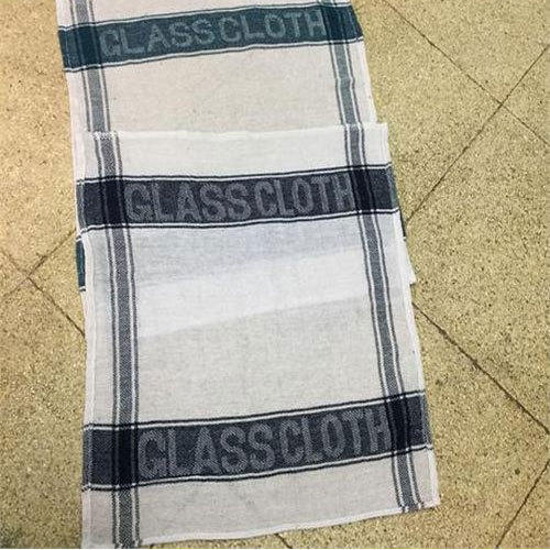 Checked Cotton Glass Cleaning Cloth, Technics : Machine Made