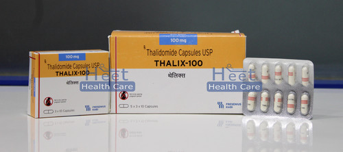 Thalix 100mg Capsules, Packaging Type : Strip