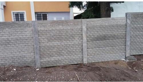 Polished Basic Compound Wall, for Boundaries, Construction, Size : 40x40ft, 45x45ft, 50x50ft