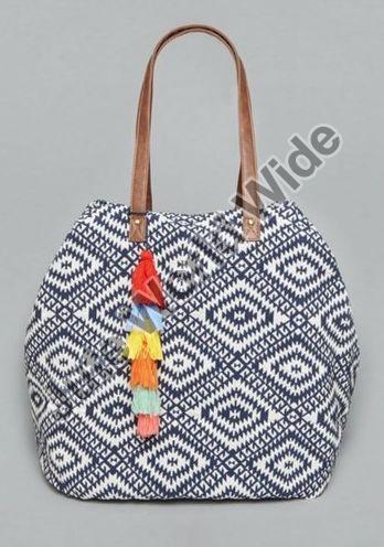 Cotton Jacquard Tote Bag