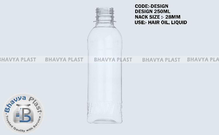 design 250 ml shampoo bottle