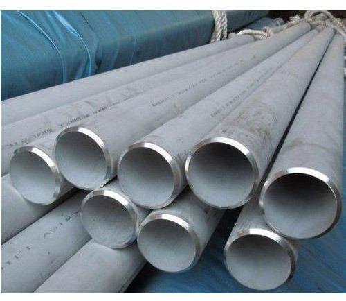 Round Stainless Steel Tubes, Color : Metallic Gray