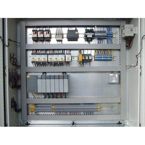 Mild Steel PLC Automation Control Panel, Voltage : 24 VDC