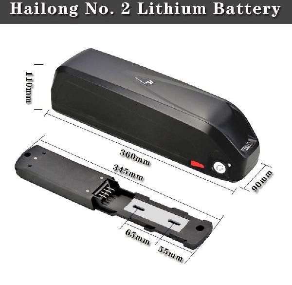 36v Electric Bicycle Battery Hailong 48v 17ah