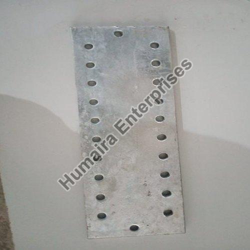 Rectangular Galvanized Iron Earth Bus Bar, for Industry, Color : Grey