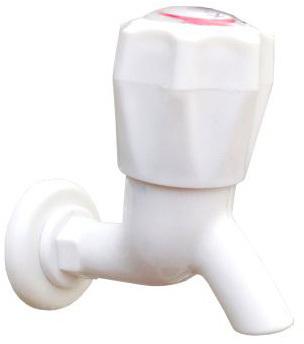 Sanya Plastic Polo Bib Cock, for bathroom, Color : WHITE