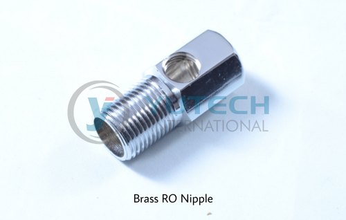 Yatux Brass RO Nipple, for Bathroom Fitting, Packaging Type : Plastic Bag