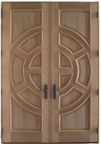 Hinged Finished Designer Wooden Door