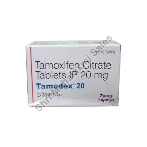 Tamodex Tablets, Packaging Type : strip