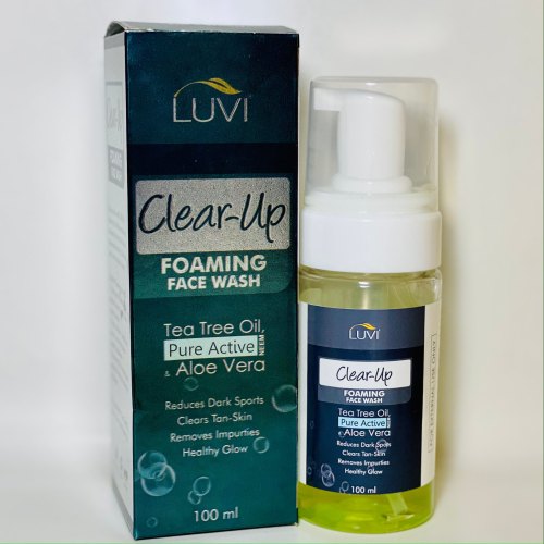 Luvi foaming face wash, Packaging Size : 100ml