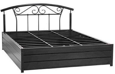 Stainless Steel Metal Bed, Color : Silver