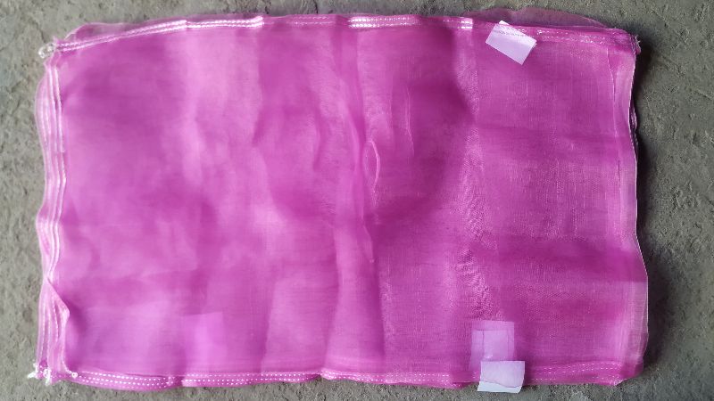 pink mesh bag