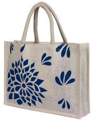 Rectangular Designer Jute Bags, for Good Quality, Technics : Handloom