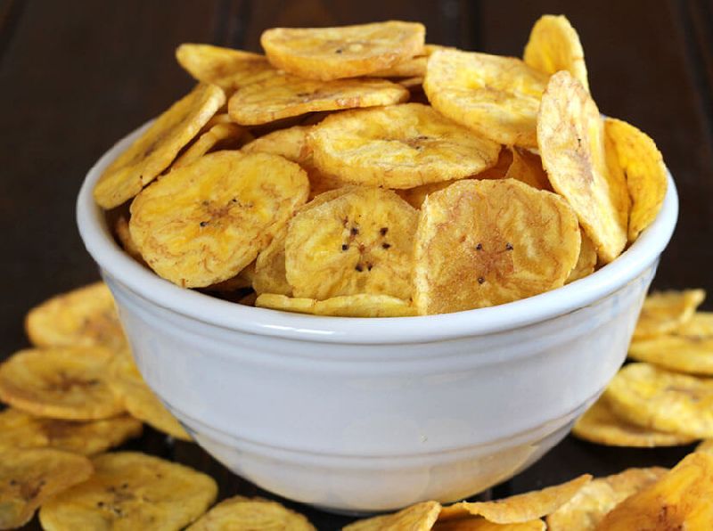 Banana Chips, for Snacks, Taste : Crunchy, Salty