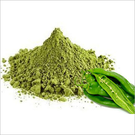 Natural Green Chilli Powder, for Cooking, Spices, Packaging Type : Plastic Pouch