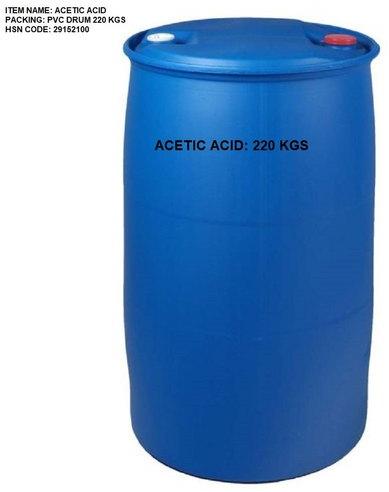 Acetic acid, Packaging Type : PVC Drum