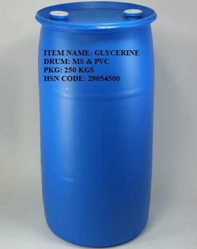 Glycerine, Packaging Type : PVC Drum