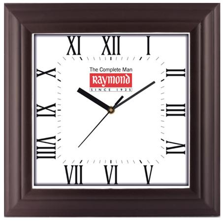 Sqaure Promotional Wall Clock, for Home, Office, Packaging Type : Carton Box