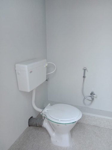 Sai Enterprise MS Portable Western Toilet Cabin, Size : 6 X 6 X 8.6 Feet