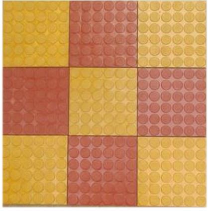 Cement Parking Chequered Tiles, for Flooring Use, Size : Standard