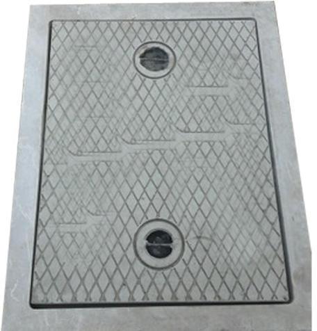 Rectangular RCC Rectangle Manhole Cover, for Construction, Size : Standard