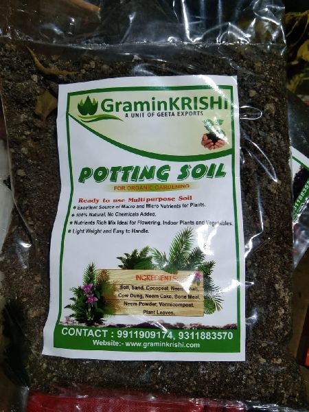 Natural Potting Soil, for Agriculture, Packaging Type : Plastic Bag