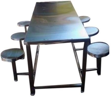Stainless Steel Dining Table, Shape : Rectangular